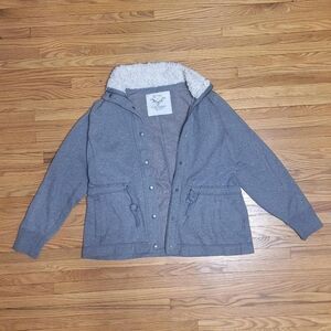 Sonoma-goods-for-life Women's Grey and White Jacket